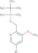 5-Bromo-2-((tert-butyldimethylsilyloxy)methyl)-3-methoxypyridine