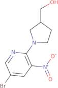 (1-(5-Bromo-3-nitropyridin-2-yl)pyrrolidin-3-yl)-methanol