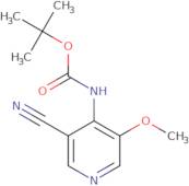 tert-Butyl 3-cyano-5-methoxypyridin-4-ylcarbamate