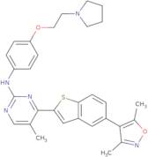 4-[5-(3,5-Dimethyl-1,2-oxazol-4-yl)-1-benzothiophen-2-yl]-5-methyl-N-[4-(2-pyrrolidin-1-ylethoxy)p…