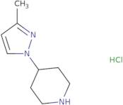 4-(3-Methyl-1H-pyrazol-1-yl)piperidine hydrochloride