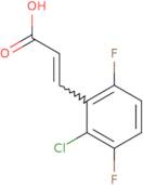 3-(2-Chloro-3,6-difluorophenyl)prop-2-enoicacid