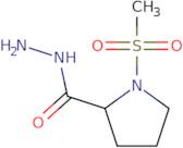 1-(Methylsulfonyl)pyrrolidine-2-carbohydrazide