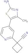 1-(4-(2-Amino-4-methylthiazol-5-yl)pyridin-2-yl)cyclobutanecarbonitrile