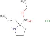 Ethyl 2-propylpyrrolidine-2-carboxylate hydrochloride