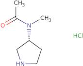 N-Methyl-N-[(3R)-pyrrolidin-3-yl]acetamide hydrochloride ee