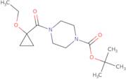 1-Boc-4-(1-ethoxycyclopropanecarbonyl)piperazine