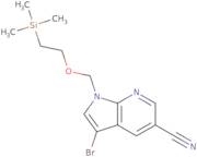 3-bromo-1-((2-(trimethylsilyl)ethoxy)methyl)-1h-pyrrolo[2,3-b]pyridine-5-carbonitrile