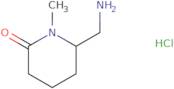 6-(aminomethyl)-1- methyl-2-piperidinone hydrochloride