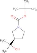 1-Boc-(3R)-3-(2-Hydroxypropan-2-yl)pyrrolidine ee