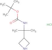 tert-Butyl N-[2-(azetidin-3-yl)propan-2-yl]carbamate hydrochloride