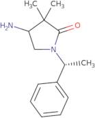 4-amino-3,3-dimethyl-1-[(1R)-1-phenylethyl]pyrrolidin-2-one