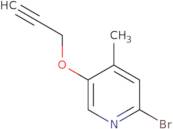 2-Bromo-4-methyl-5-(prop-2-yn-1-yloxy)pyridine