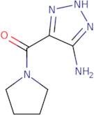 4-(Pyrrolidine-1-carbonyl)-1H-1,2,3-triazol-5-amine