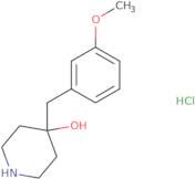 4-[(3-Methoxyphenyl)methyl]piperidin-4-ol hydrochloride