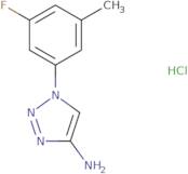 1-(3-Fluoro-5-methylphenyl)-1H-1,2,3-triazol-4-amine hydrochloride