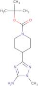 tert-Butyl 4-(5-amino-1-methyl-1H-1,2,4-triazol-3-yl)piperidine-1-carboxylate