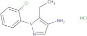 1-(2-Chlorophenyl)-5-ethyl-1H-pyrazol-4-amine hydrochloride