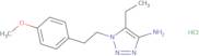 5-Ethyl-1-[2-(4-methoxyphenyl)ethyl]-1H-1,2,3-triazol-4-amine hydrochloride