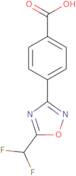 4-[5-(Difluoromethyl)-1,2,4-oxadiazol-3-yl]benzoic acid