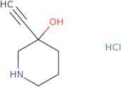 3-Ethynylpiperidin-3-ol hydrochloride