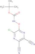 tert-Butyl ((3-chloro-5,6-dicyanopyrazin-2-yl)oxy)carbamate