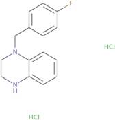 1-[(4-Fluorophenyl)methyl]-1,2,3,4-tetrahydroquinoxaline dihydrochloride