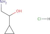 2-Amino-1-cyclopropylethan-1-ol hydrochloride