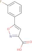 5-(3-Fluorophenyl)-3-isoxazolecarboxylic Acid