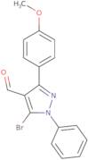 5-bromo-3-(4-methoxyphenyl)-1-phenyl-1H-pyrazole-4-carbaldehyde