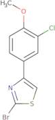 2-Bromo-4-(3-chloro-4-methoxyphenyl)thiazole