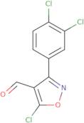 5-Chloro-3-(3,4-dichlorophenyl)-1,2-oxazole-4-carbaldehyde