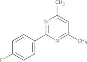 2-(4-Fluorophenyl)-4,6-dimethylpyrimidine