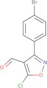 3-(4-Bromophenyl)-5-chloro-1,2-oxazole-4-carbaldehyde