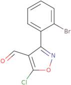 3-(2-Bromophenyl)-5-chloro-1,2-oxazole-4-carbaldehyde