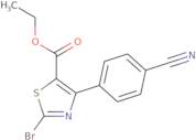 Ethyl 2-bromo-4-(4-cyanophenyl)thiazole-5-carboxylate