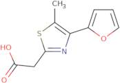 2-[4-(Furan-2-yl)-5-methyl-1,3-thiazol-2-yl]acetic acid