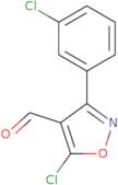 5-Chloro-3-(3-chlorophenyl)-1,2-oxazole-4-carbaldehyde