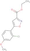 Ethyl 5-(2-chloro-4-methoxyphenyl)-1,2-oxazole-3-carboxylate