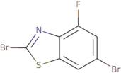 2,6-Dibromo-4-fluoro-1,3-benzothiazole