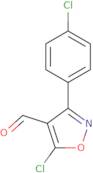 5-Chloro-3-(4-chlorophenyl)-1,2-oxazole-4-carbaldehyde