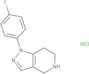 1-(4-Fluorophenyl)-4,5,6,7-tetrahydro-1H-pyrazolo[4,3-c]pyridine hydrochloride