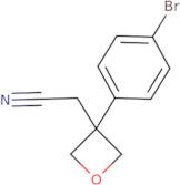 2-(3-(4-Bromophenyl)oxetan-3-yl)acetonitrile