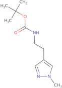 tert-Butyl N-[2-(1-methyl-1H-pyrazol-4-yl)ethyl]carbamate