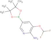 3-(Difluoromethoxy)-5-(tetramethyl-1,3,2-dioxaborolan-2-yl)pyridin-2-amine