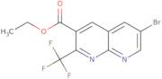 Ethyl 6-bromo-2-(trifluoromethyl)-1,8-naphthyridine-3-carboxylate