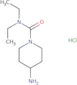 4-Amino-N,N-diethylpiperidine-1-carboxamide hydrochloride