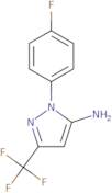 1-(4-Fluorophenyl)-3-(trifluoromethyl)-1H-pyrazol-5-amine