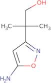 2-(5-Amino-1,2-oxazol-3-yl)-2-methylpropan-1-ol