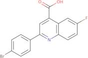 2-(4-Bromophenyl)-6-fluoro-4-carboxy-quinoline